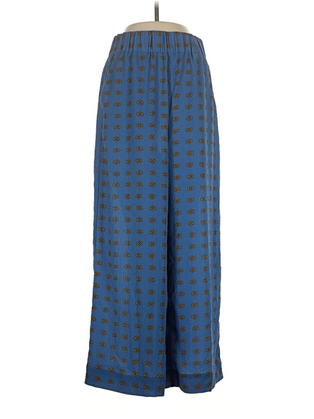 & Other Stories | Blue Wide-Leg Printed Palazzo Pants